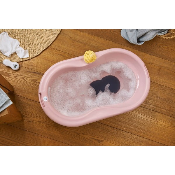 Jasnoróżowa wanienka 44,5x76 cm TOP – Rotho-image-4