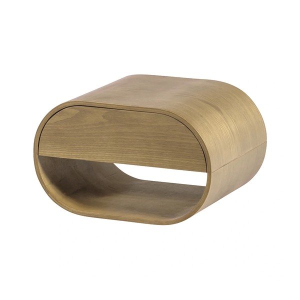 Wielopoziomowa półka w naturalnym kolorze 39 cm Momo – WOOOD-image-2