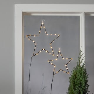 Czarna świąteczna dekoracja świetlna Stella – Star Trading