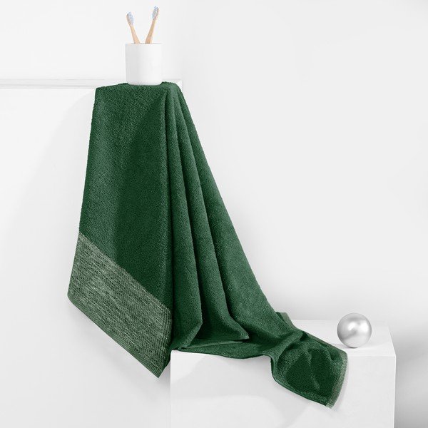 Zielony bawełniany ręcznik frotte 50x90 cm Aria – AmeliaHome-image-2