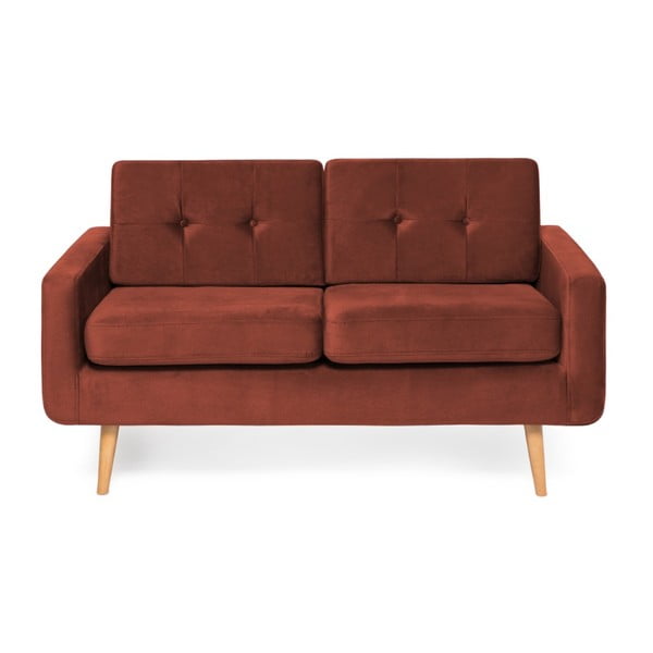 Czerwona sofa Vivonita Ina Trend, 143 cm