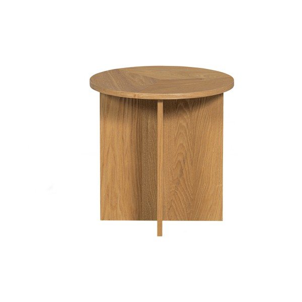 Okrągłe stoliki zestaw 2 szt. ø 45 cm Lina – WOOOD-image-4