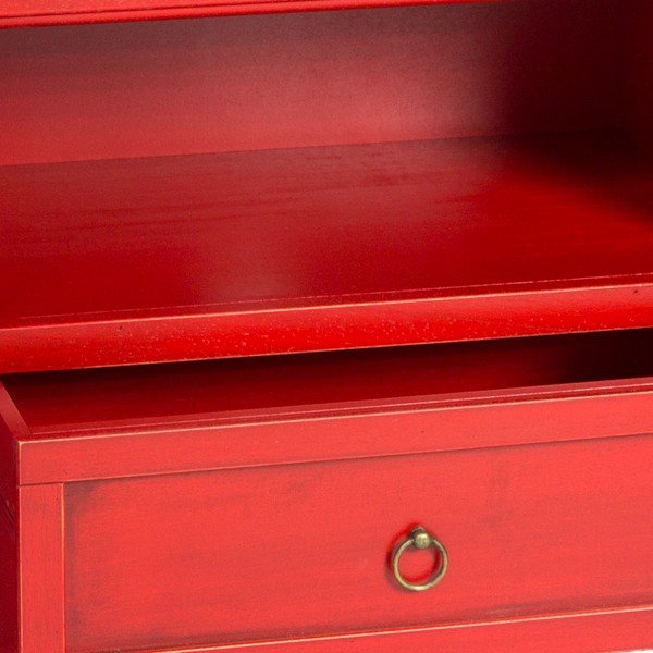 Czerwona szafka pod TV Evergreen House Credenza-image-2