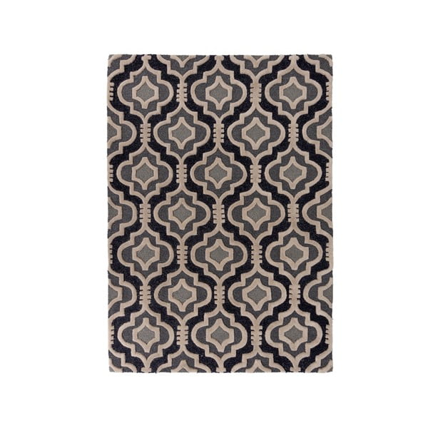 Szary wełniany dywan 170x120 cm Moorish Amira – Flair Rugs