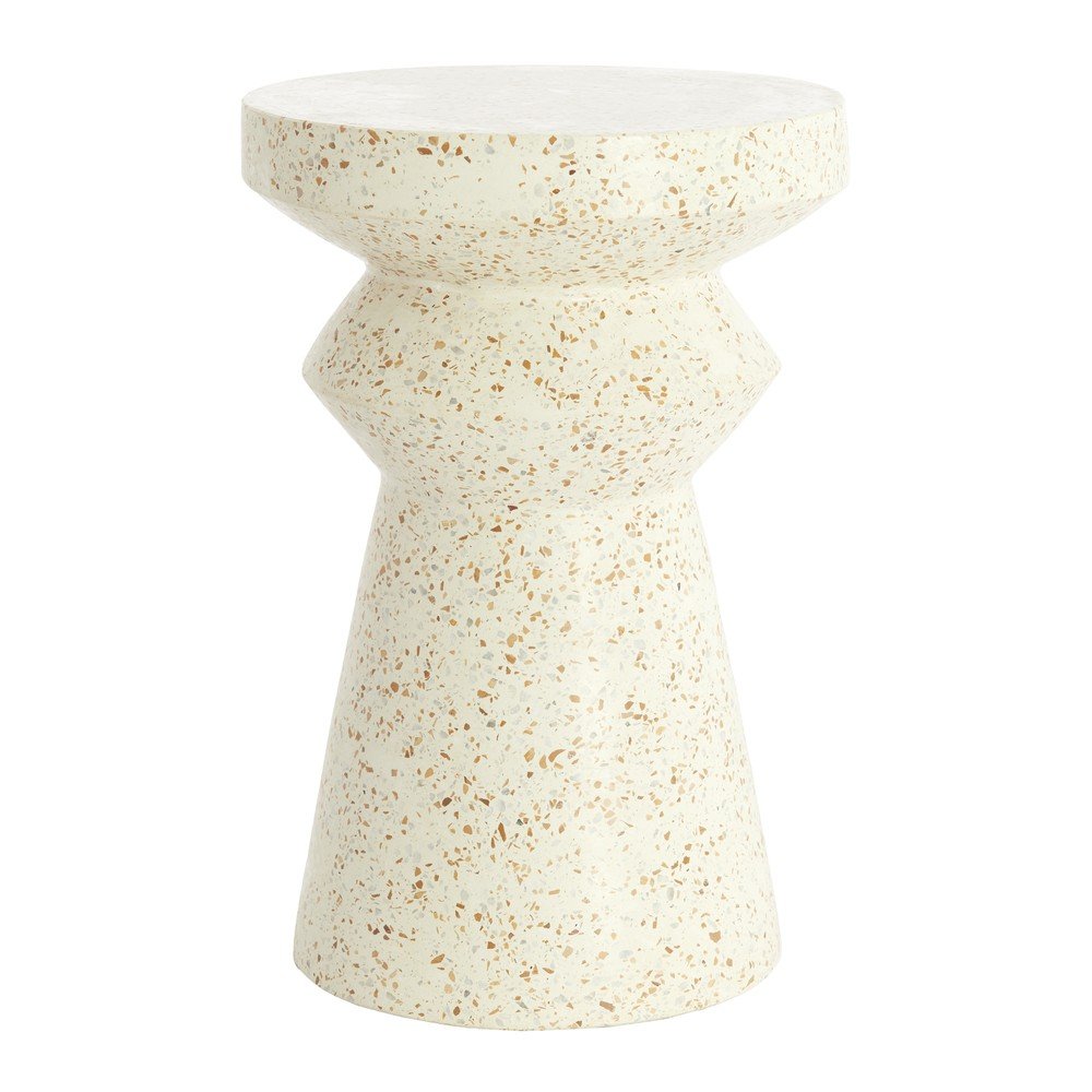 Okrągły stolik z lastryko ø 32 cm Sella – Light & Living