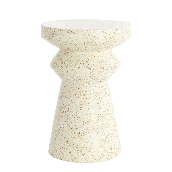 Okrągły stolik z lastryko ø 32 cm Sella – Light & Living