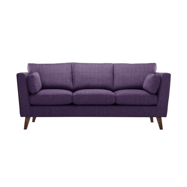 Fioletowa sofa trzyosobowa Jalouse Maison Elisa