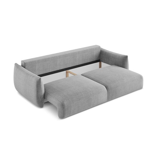 Jasnoszara rozkładana sofa 230 cm Leila – Makamii-image-4