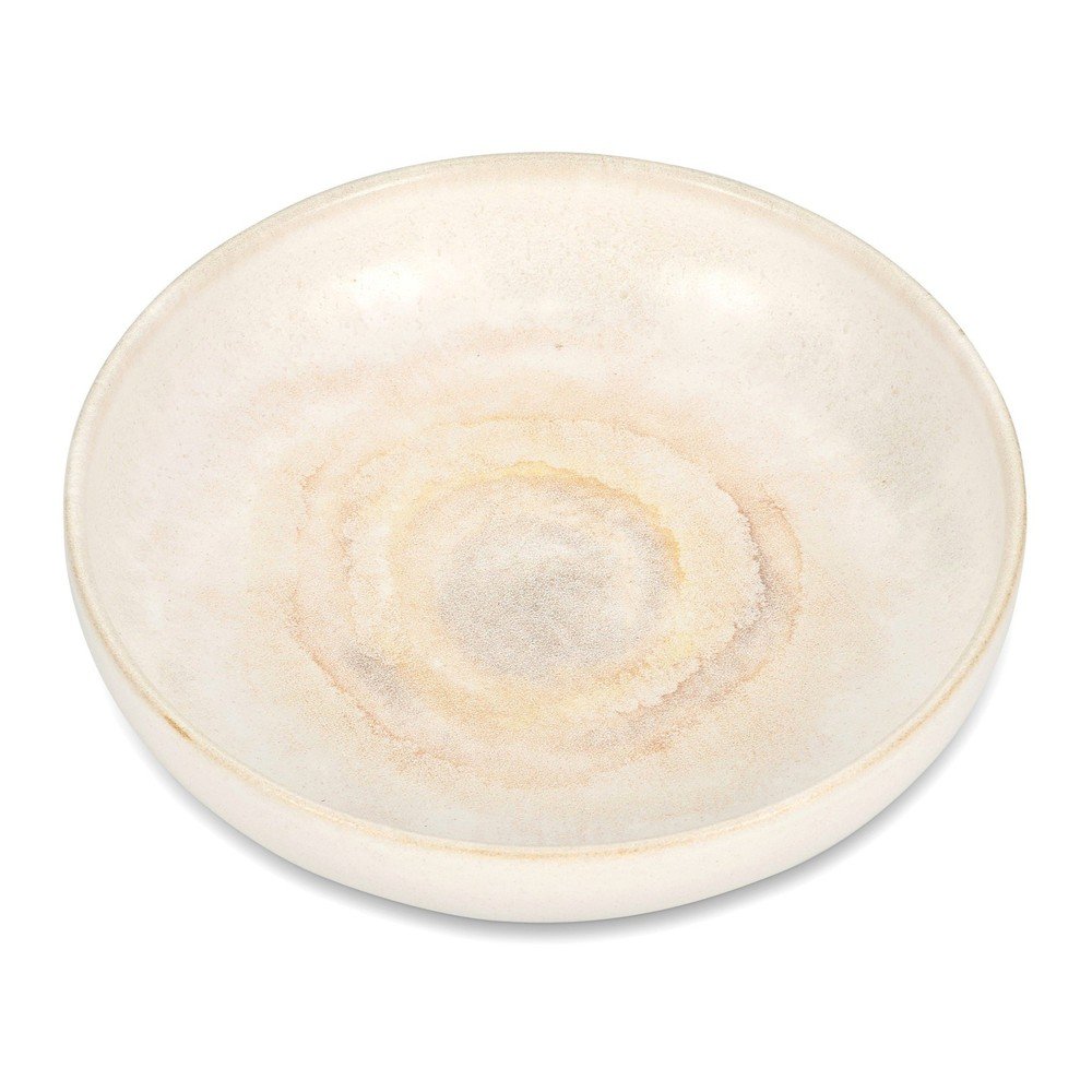 Beżowy głęboki kamionkowy talerz ø 22 cm Aquarel – S|P Collection