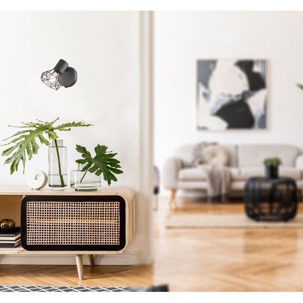 Czarna lampa punktowa 8x14 cm Ran – Fischer & Honsel-image-4