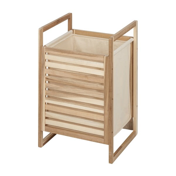 Kosz na pranie z drewna akacjowego Wenko Acina-image-3