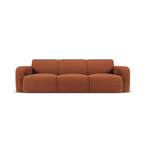 Brązowa sofa z materiału bouclé 235 cm Molino – Micadoni Home