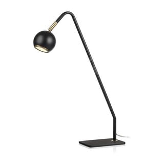 Czarna lampa stołowa Markslöjd Coco, wys. 47 cm