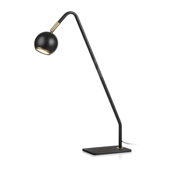 Czarna lampa stołowa Markslöjd Coco, wys. 47 cm