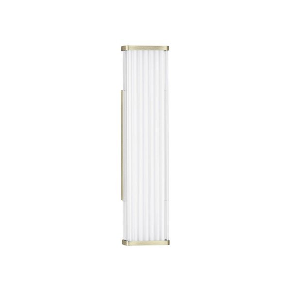 Metalowy kinkiet LED w kolorze matowego złota Misty – Nova Luce