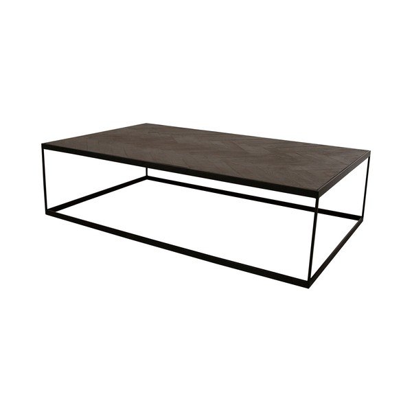 Stolik z blatem z drewna z recyklingu Canett Damo, dł. 150 cm-image-2