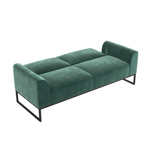 Zielona sofa rozkładana 217 cm Adley – CosmoLiving by Cosmopolitan-image-4