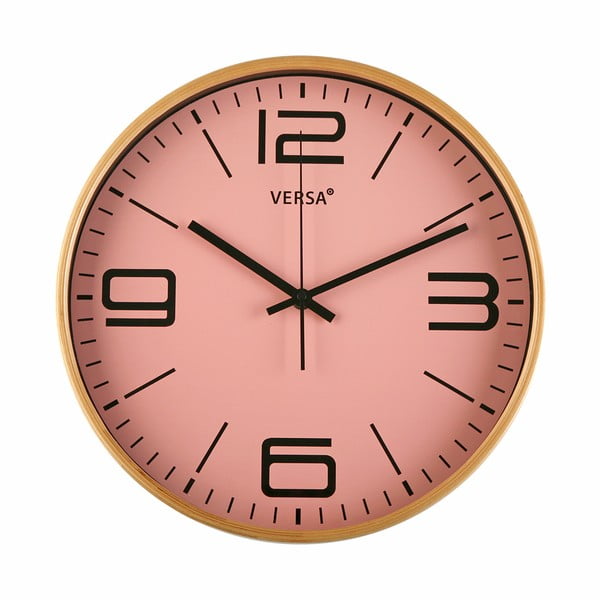 Zegar
  ścienny Versa Light Pink
