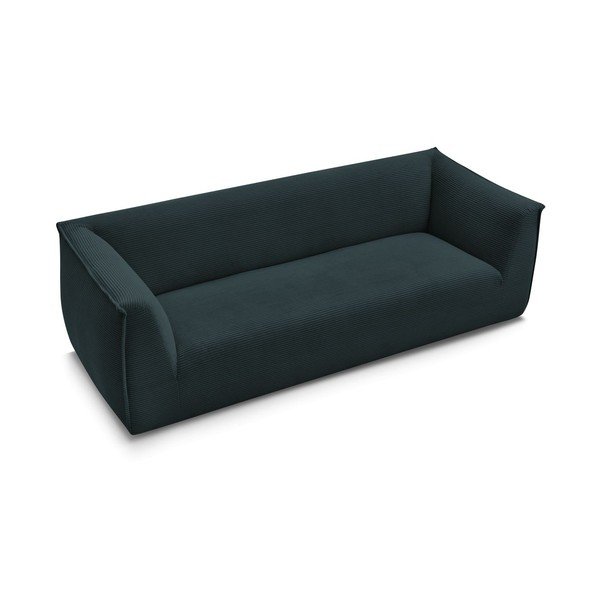 Ciemnoniebieska sztruksowa sofa 242 cm Giorgia – Bobochic Paris-image-3