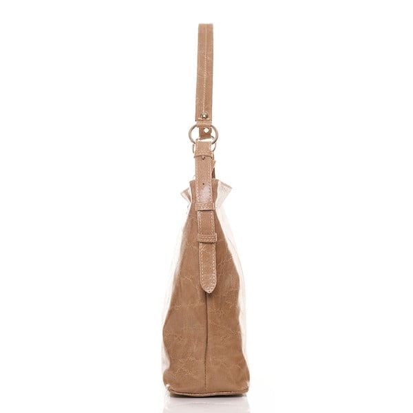 Skórzana torebka Hobo Taupe-image-1