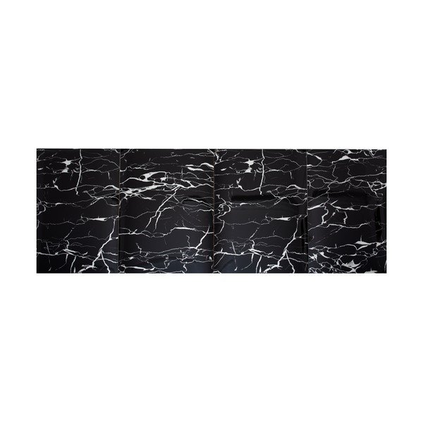 Płytki samoprzylepne na ścianę zestaw 6 szt. 60x30 cm Nero Marquina – SP TREND-image-2