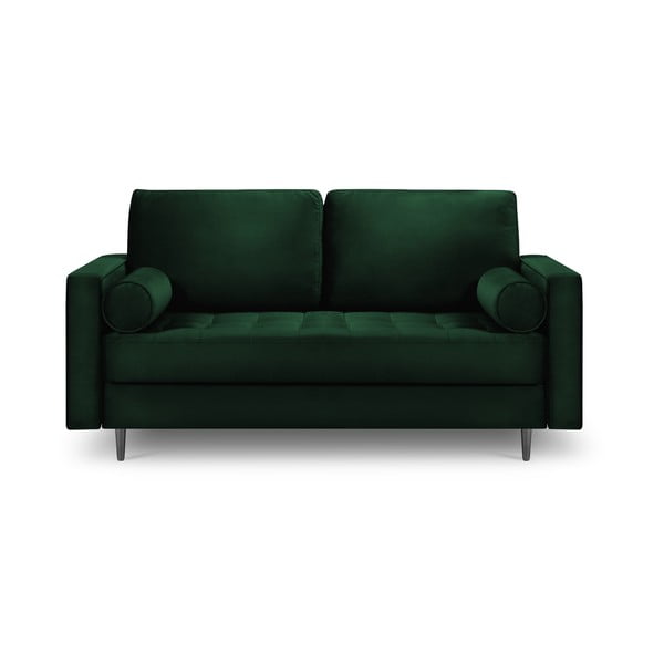 Zielona aksamitna sofa Milo Casa Santo, 174 cm