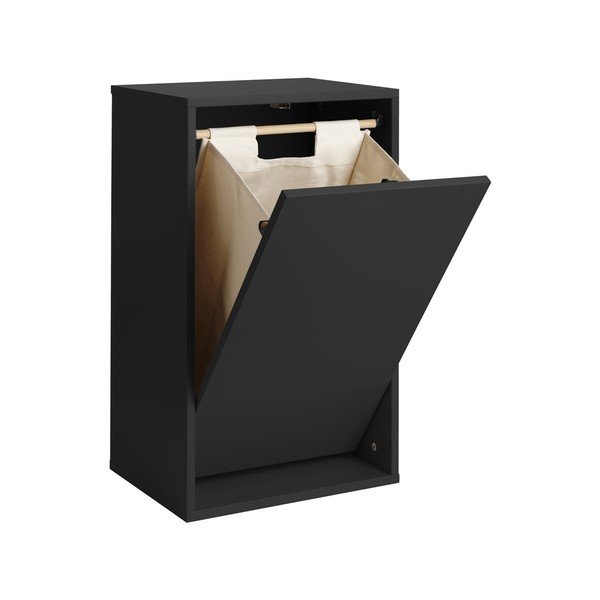 Czarny ścienny kosz na pranie Laundry Box – ReCollector