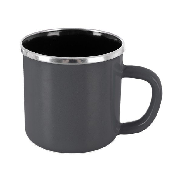 Ciemnoszary kubek do latte 410 ml – Orion