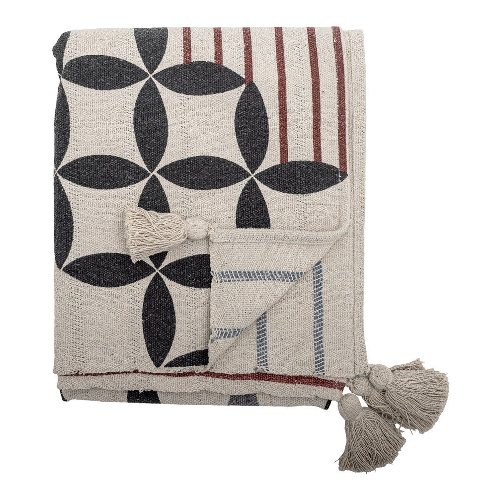 Koc z mieszanki bawełny 130x155 cm Forma – Bloomingville