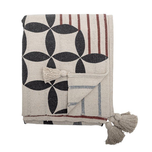 Koc z mieszanki bawełny 130x155 cm Forma – Bloomingville