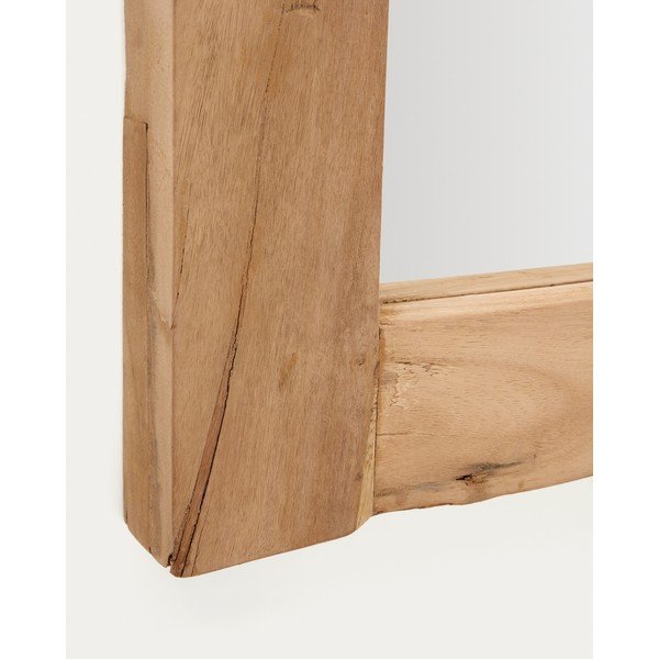 Lustro z drewnianą ramą ścienne 80x180 cm Maden – Kave Home-image-3