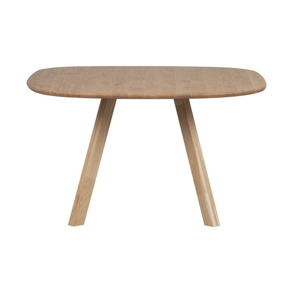 Stół z litego drewna dębowego 130x130 cm Tablo – WOOOD
