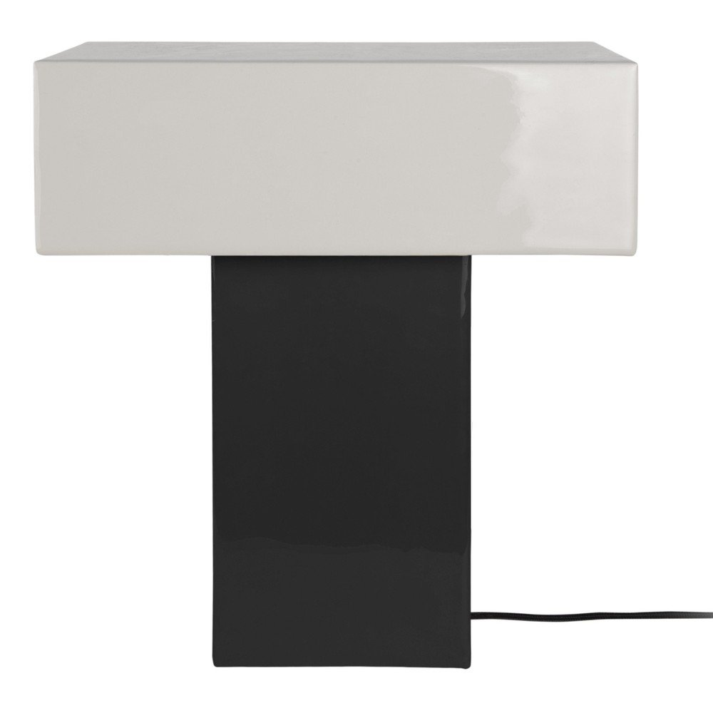 Czarna lampa stołowa (wysokość 35 cm) Grato Recto – Leitmotiv