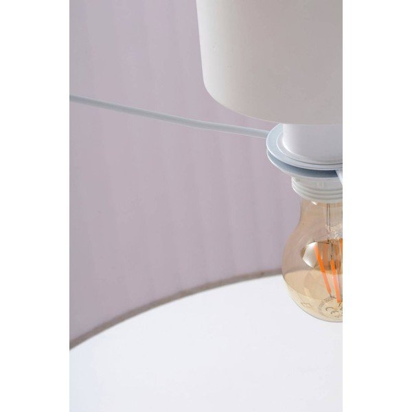 Beżowa lniana lampa sufitowa ø 60 cm Alina – Jotex-image-3