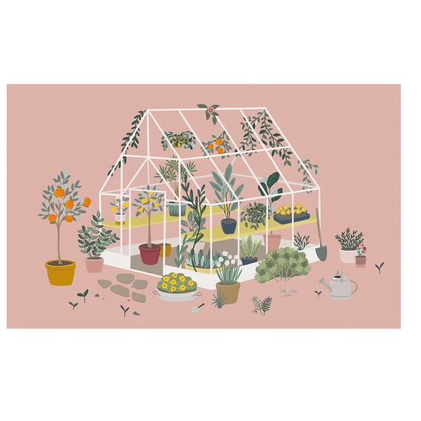 Tapeta dziecięca 400 cm x 248 cm The Green House – Lilipinso