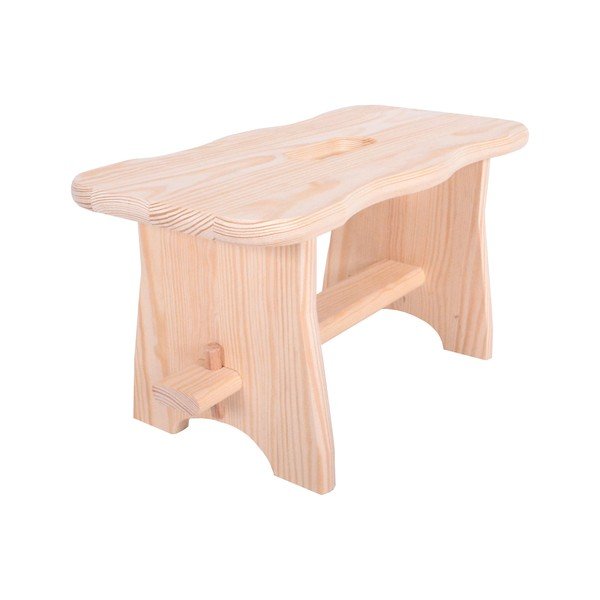 Stołek z litego drewna sosnowego Tirolo – Rojaplast-image-2