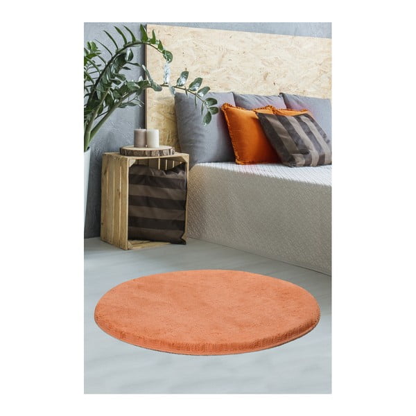 Pomarańczowy dywan Milano, ⌀ 90 cm