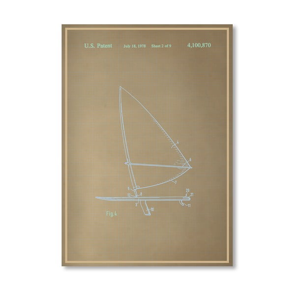 Plakat Wind Surfboard II, 30x42 cm
