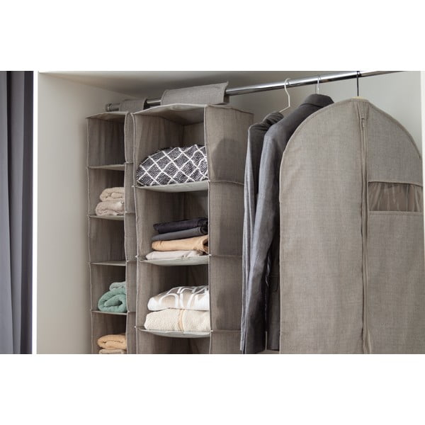 Wiszący tekstylny organizer do szafy Oxford – Compactor-image-3