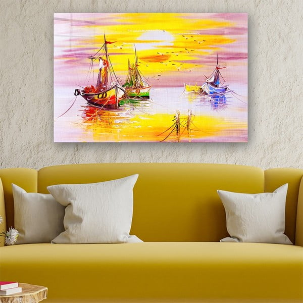 Szklany obraz 100x70 cm Sunset – Wallity-image-1