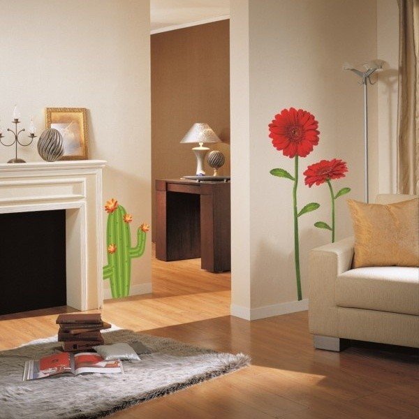 Naklejka Ambiance Gerbera Flowers-image-1
