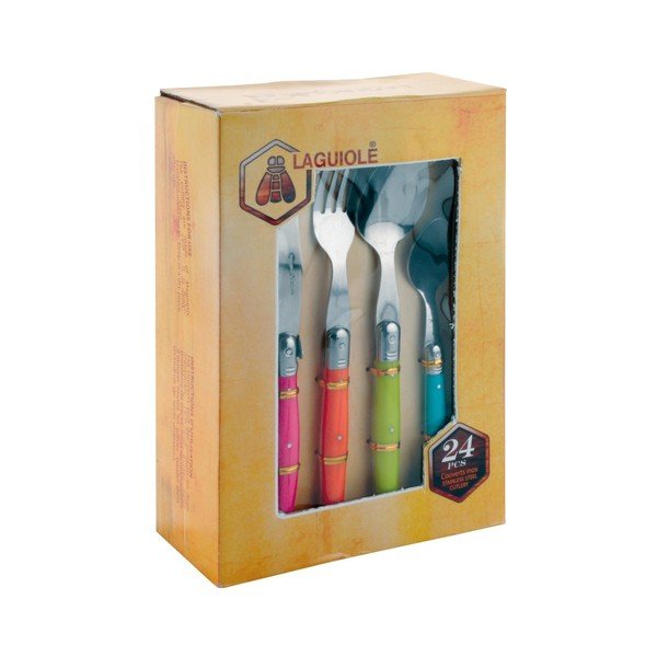 Zestaw 24 sztućców Laguiole Ernesto