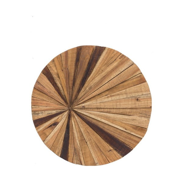 Drewniana dekoracja ścienna WOOX LIVING Sun, ⌀ 70 cm