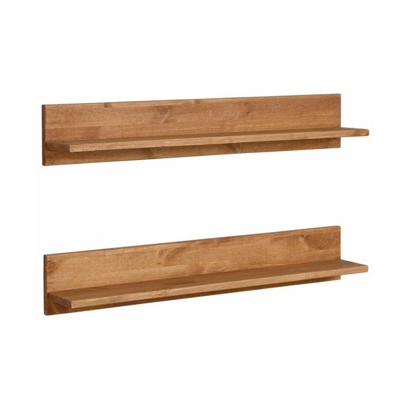 Półka wisząca z litego drewna sosnowego Støraa Salento-image-2