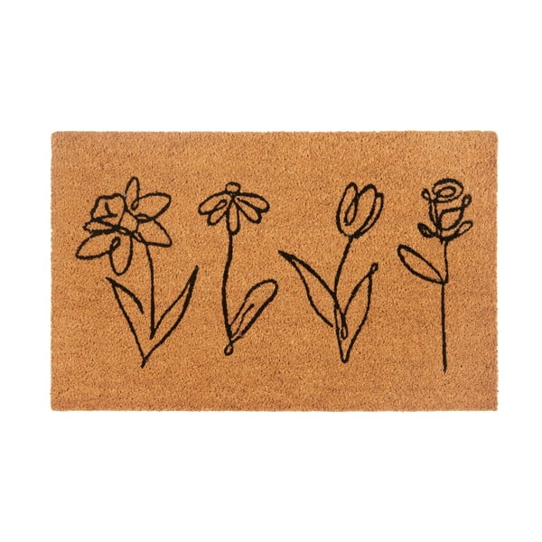 Wycieraczka z włókna kokosowego 40x70 cm Wildflowers – Hanse Home