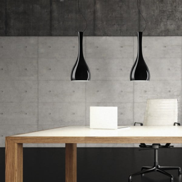Lampa ITTEKI Elementary opal glossy/black/black-image-1