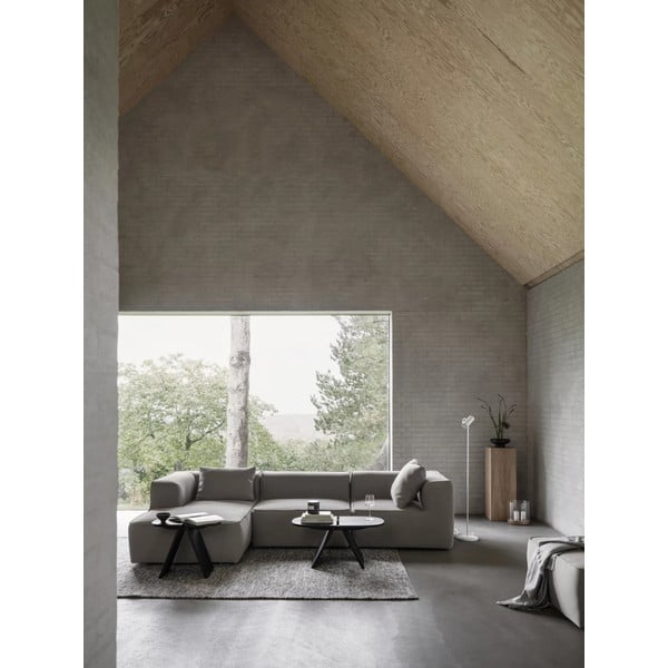 Czarny stolik z litego drewna dębowego 43x80 cm Avio – Blomus-image-1