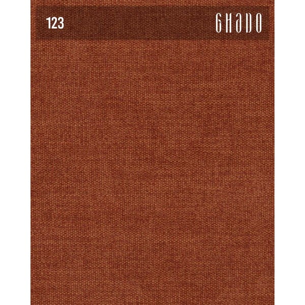 Pomarańczowy podnóżek Melow – Ghado-image-4