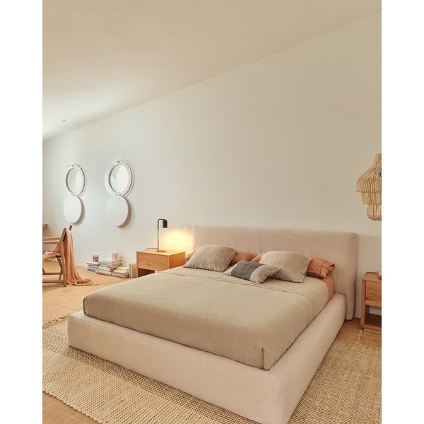 Poszewka na poduszkę z mieszanki lnu 50x30 cm Lorin – Kave Home-image-2