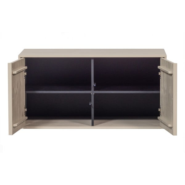 Kremowa szafa modułowa z litego drewna sosnowego 100x50 cm Daily – vtwonen-image-3